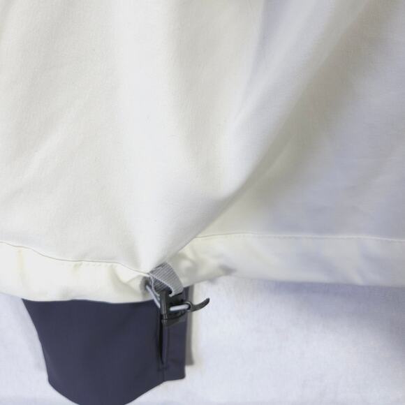 Marmot Jacket Womens L Gray White Colorblock Moisture Wicking Track Windbreaker - Picture 7 of 13